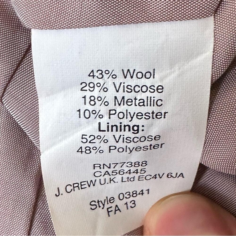 J. Crew Collection Metallic Marigold Top Sleeveless Blouse Women’s - Picture 9 of 10